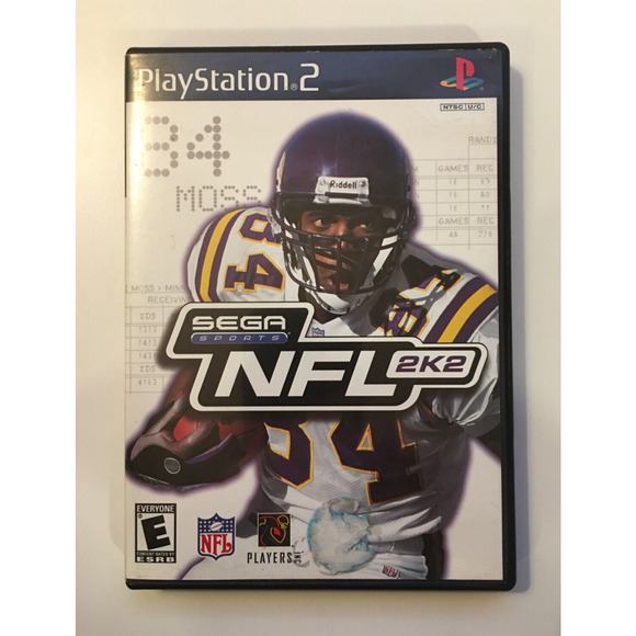 NFL 2K2 [Black Label] PS2 (PlayStation 2) Sega Sports - Box & Disc, No Manual - Picture 1 of 8